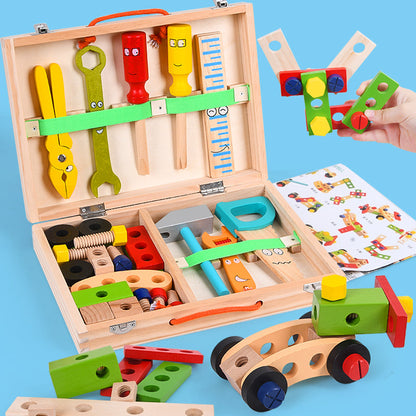 MakerBox - Creative Wooden Building Kit for Kids