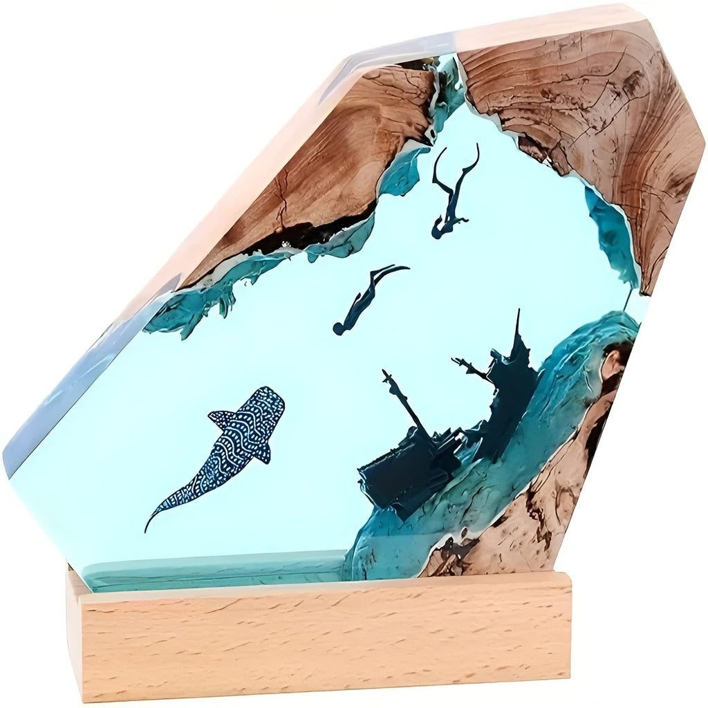 Refreshing Ocean Table Lamp - DeepDive Illumina
