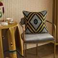 Luxury Golden Cushion Cover Whiteh Bee Print for Elegant Interiors