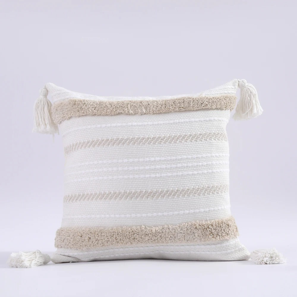 Boho Tufted Pillow Cover - Moroccan Flair for Your Interior