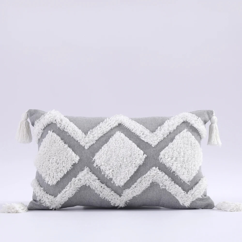 Boho Tufted Pillow Cover - Moroccan Flair for Your Interior