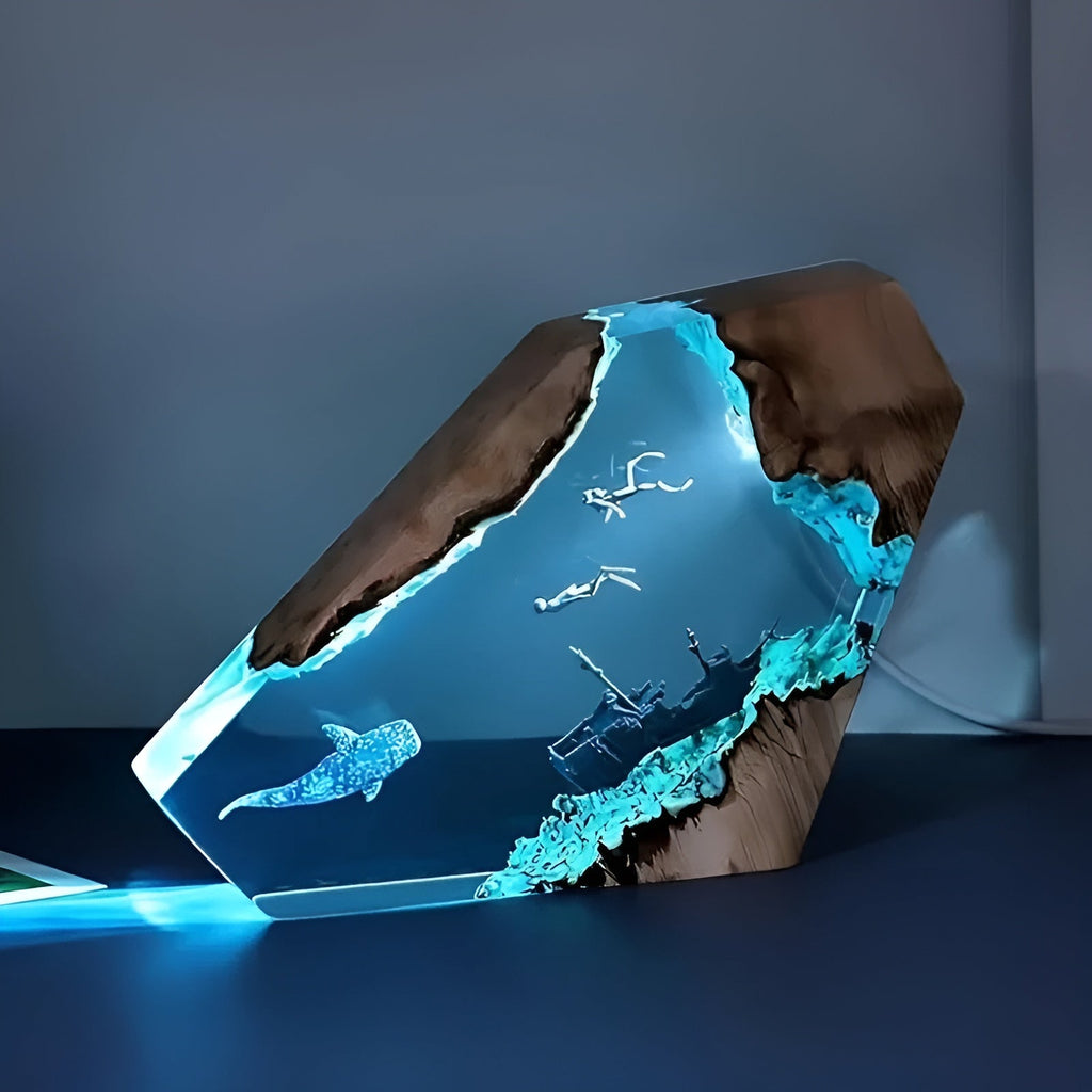 Refreshing Ocean Table Lamp - DeepDive Illumina