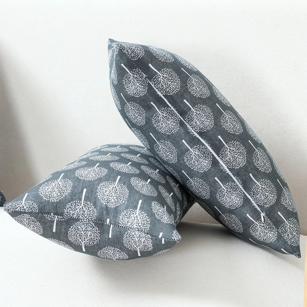 Luxury Seraphine Cushion Cover - Linen Cushion Cover with Refined Textile Print