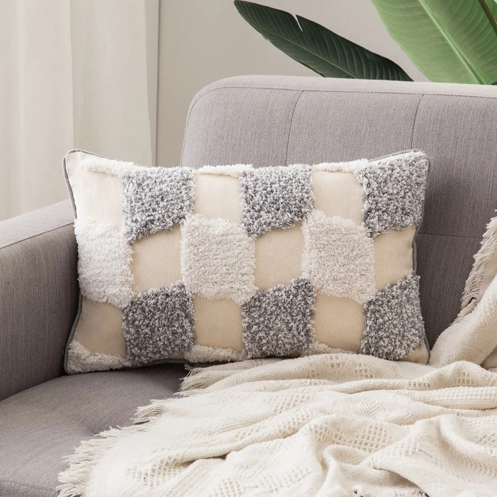 Boho Tufted Pillow Cover - Moroccan Flair for Your Interior