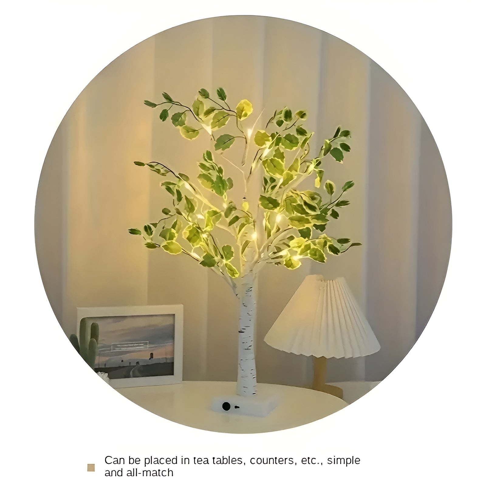 Magic BrightTree Table Lamp – Elegant Tree Design with Warm LED Lighting