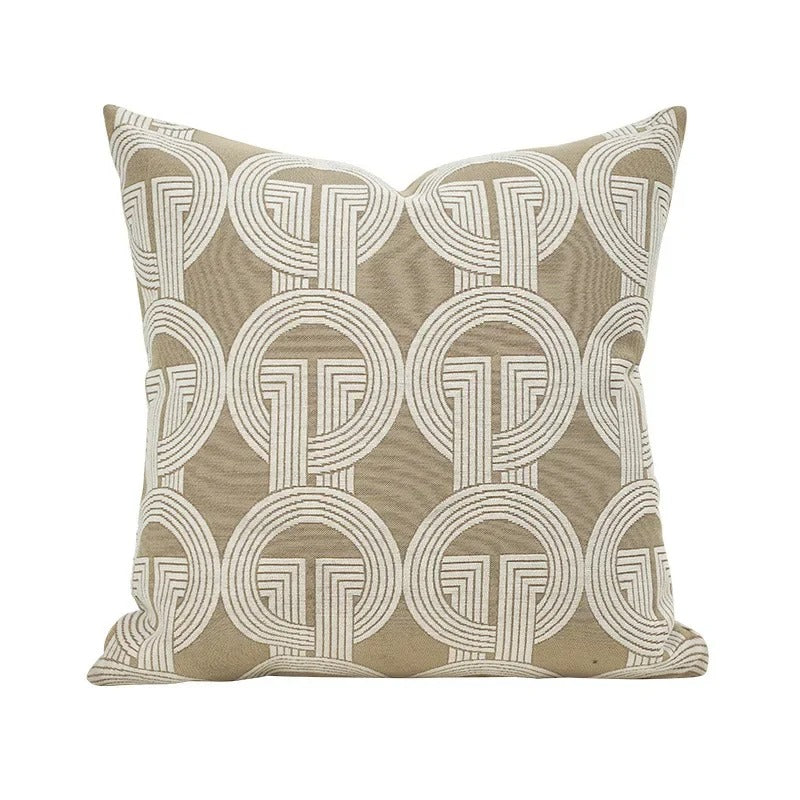 VelvetGlow Pillowcase - Double-Sided Geometric Luxury Jacquard Pillow Cover
