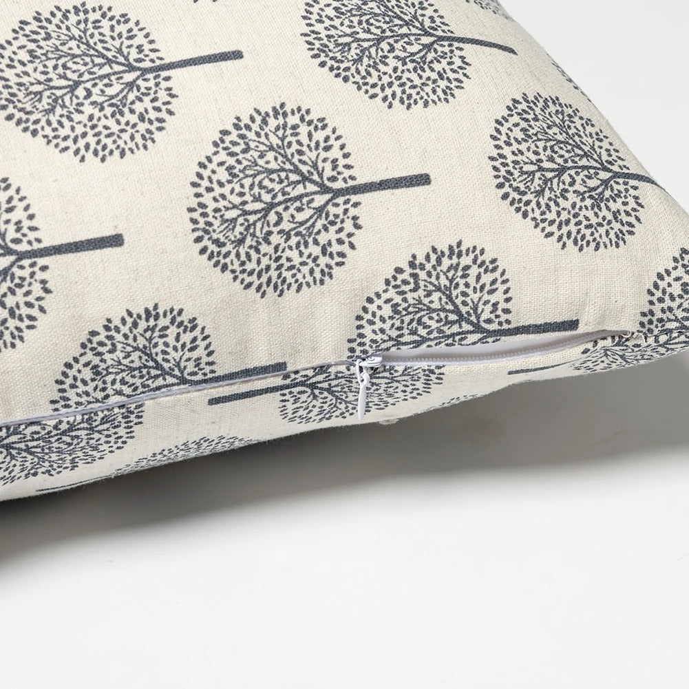 Luxury Seraphine Cushion Cover - Linen Cushion Cover with Refined Textile Print