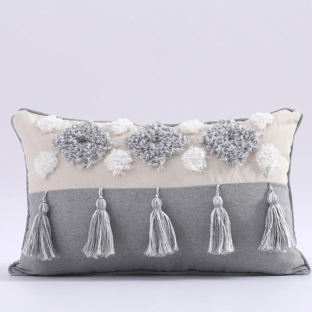 Boho Tufted Pillow Cover - Moroccan Flair for Your Interior
