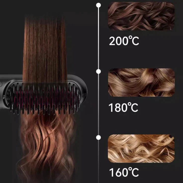 Tima Brush - Cordless Rechargeable Hair Straightening Brush