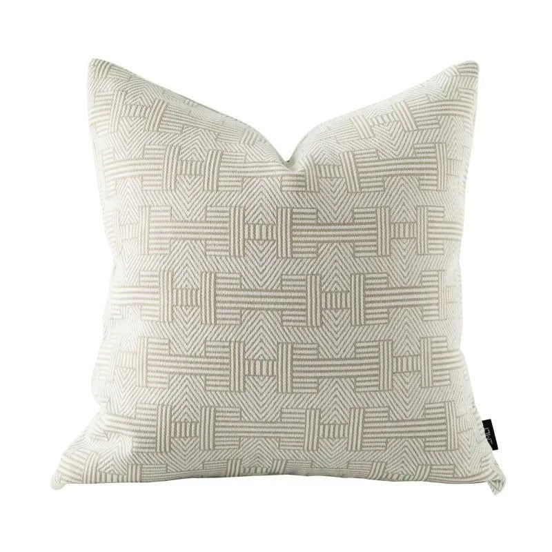 VelvetGlow Pillowcase - Double-Sided Geometric Luxury Jacquard Pillow Cover