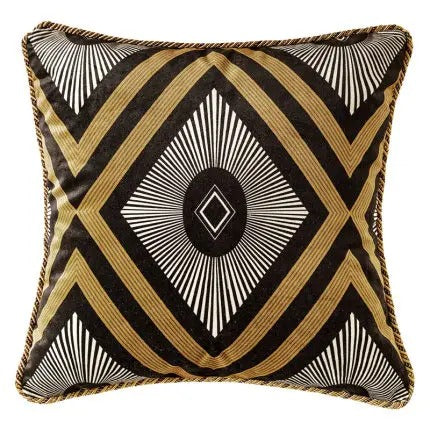 Luxury Golden Bee Print Cushion Cover for Elegant Interiors