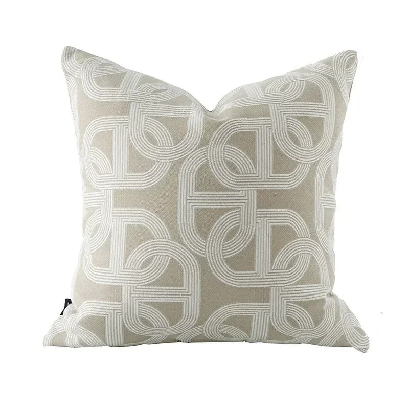 VelvetGlow Pillowcase - Double-Sided Geometric Luxury Jacquard Pillow Cover