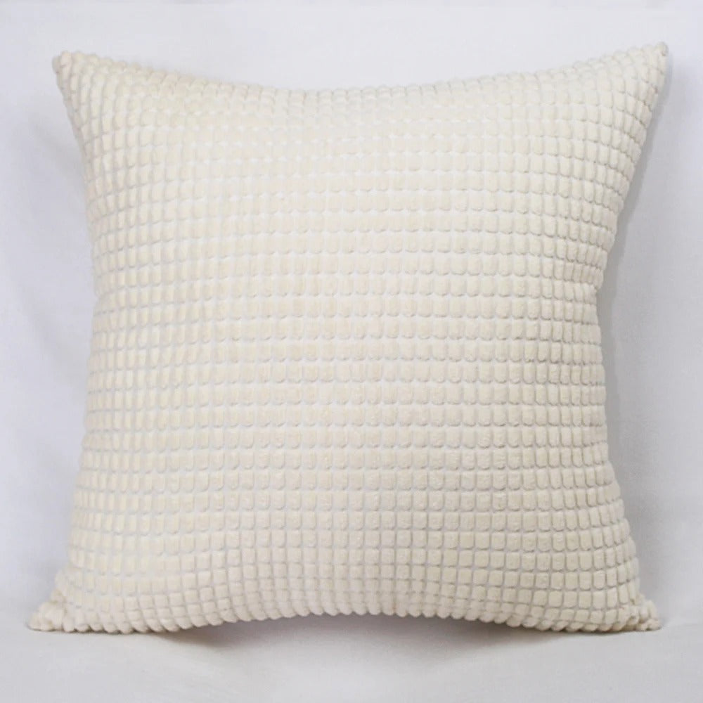 Luxury Plush Home Pillowcase - with Playful Corn Kernel Design