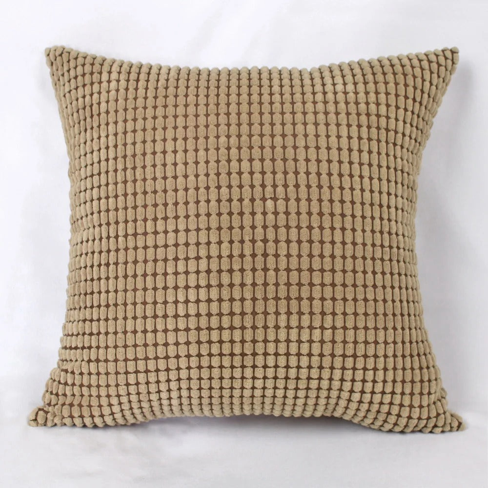 Luxury Plush Home Pillowcase - with Playful Corn Kernel Design