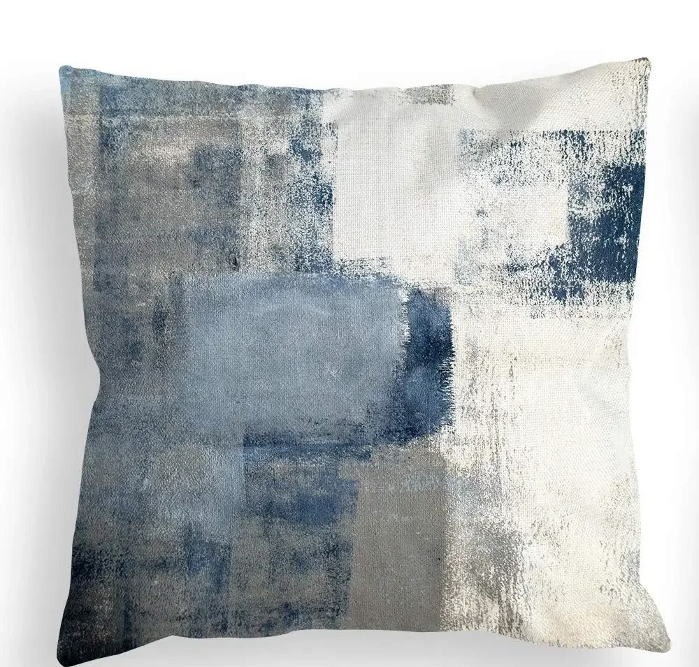 Tricolour Linen Cushion Cover - for a Modern Interior