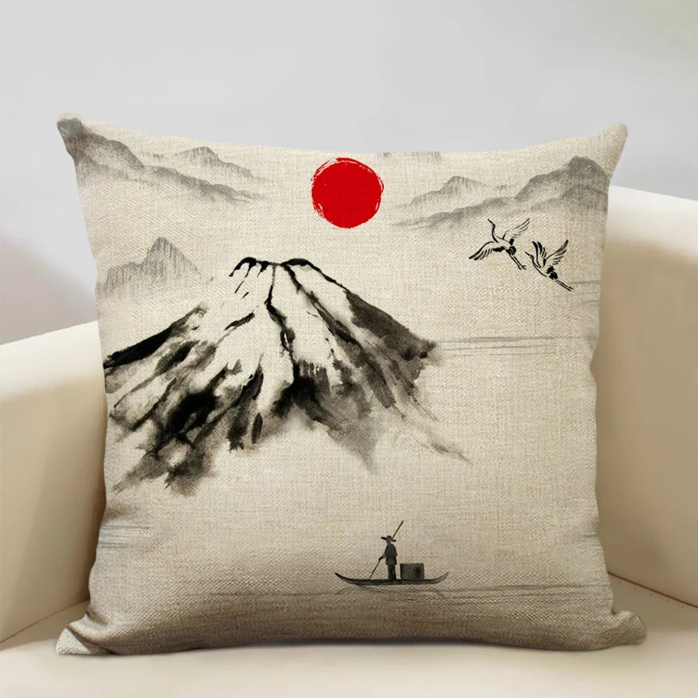 BeauRêve Pillowcase with Mount Fuji - Japanese Style for Any Room