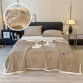 Coral Fleece Luxury Blanket – Soft and Warm for Your Living Room