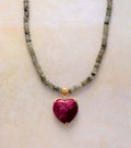 Nova Heart Bead Necklace - Stylish Healing Bead Necklace