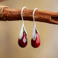 Serenella Drops - Elegant Earrings Whiteh Natural Gemstones