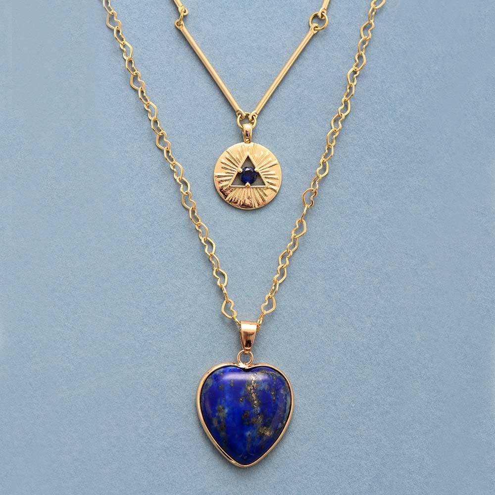 Althea Necklace – Elegant Protective Lapis Necklace