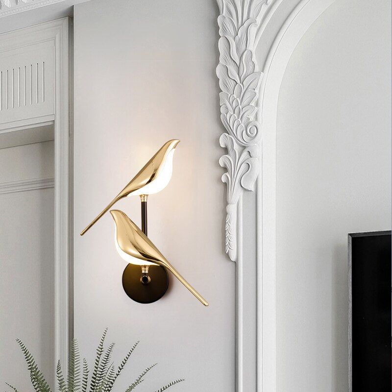 BirdGlow - Luxury LED Bird Wall Lamp