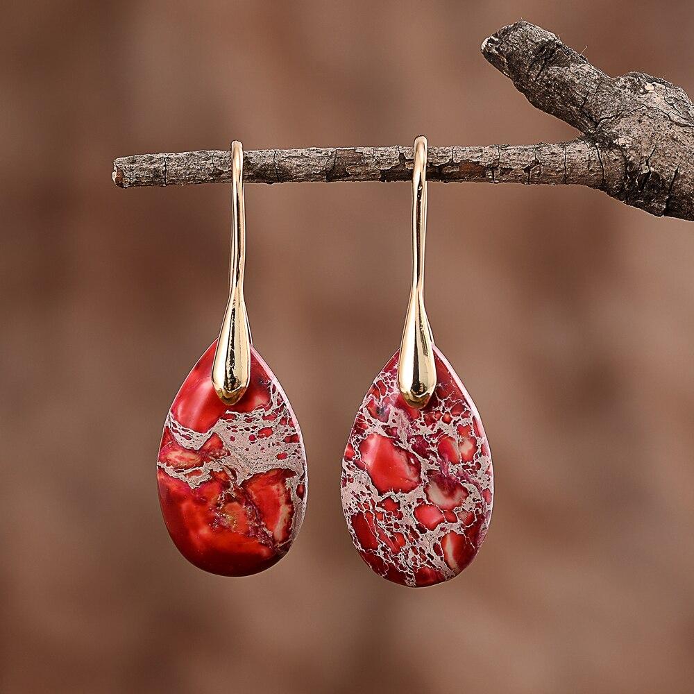 Nyssa Earrings - Elegant Jasper Dream Jewel
