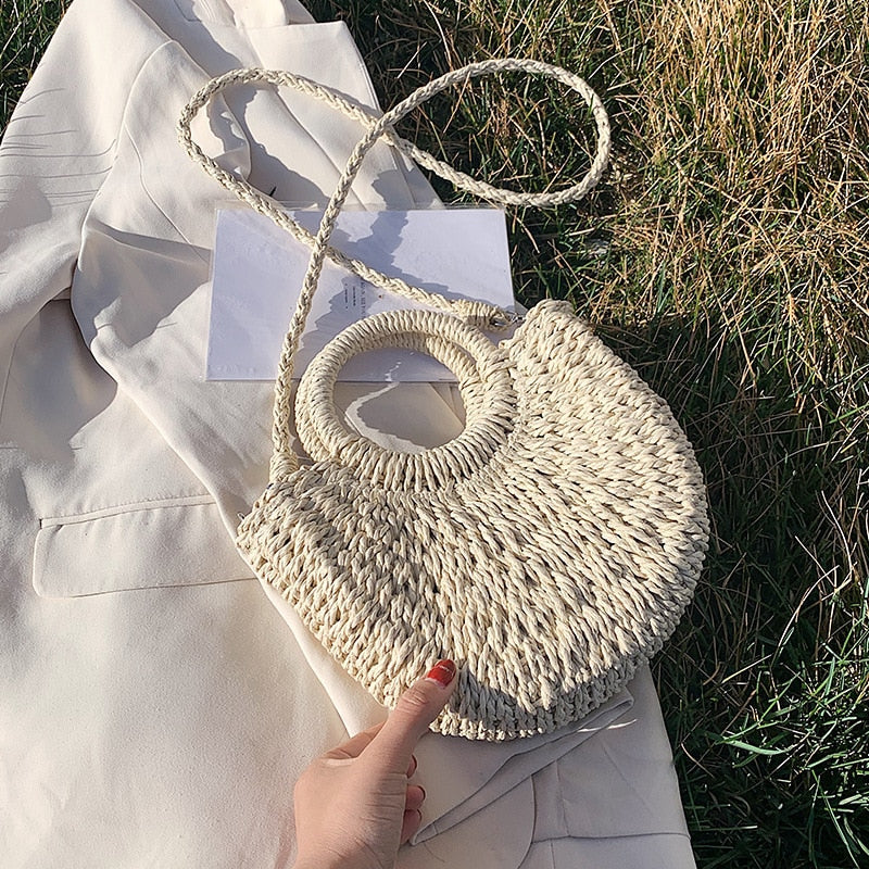 RomyBag - Summer Rattan Shoulder Bag for Women
