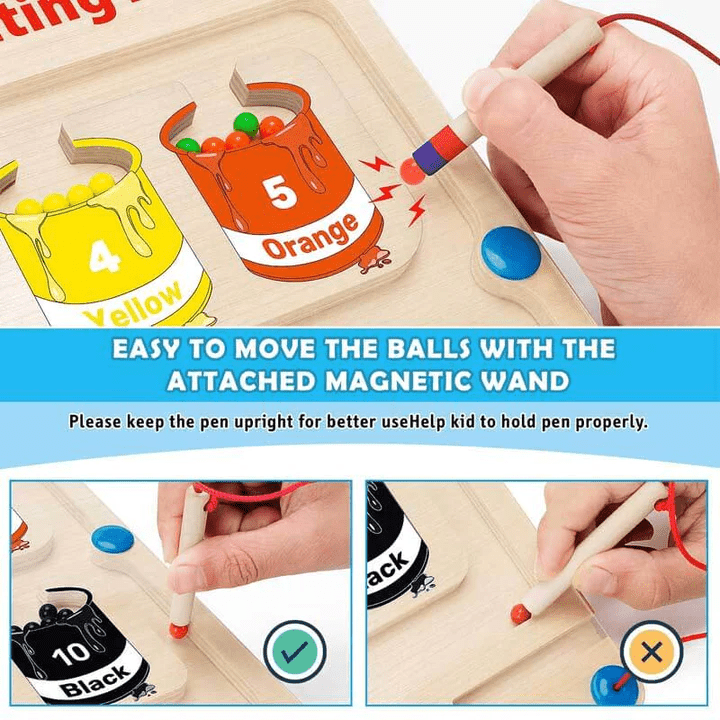 MagneticMaze Game - Educational Learning Maze for Children