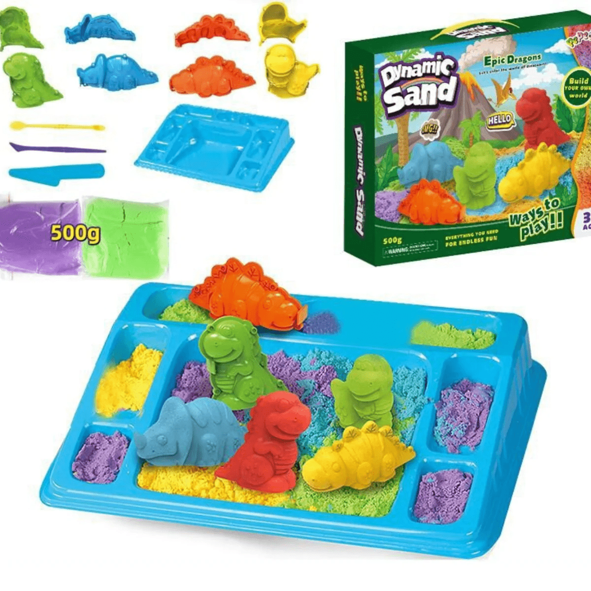 CreativePlay Sand Set – Imaginative Sand Play Set