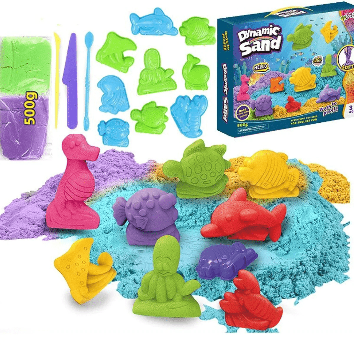 CreativePlay Sand Set – Imaginative Sand Play Set
