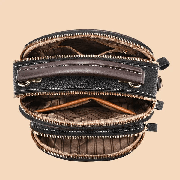 TimelessCharm - Elegant Leather Crossbody Bag for Everyday Use