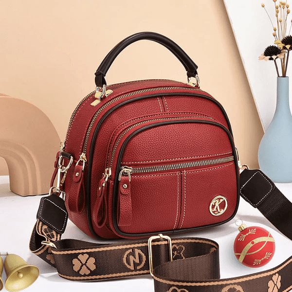 TimelessCharm - Elegant Leather Crossbody Bag for Everyday Use