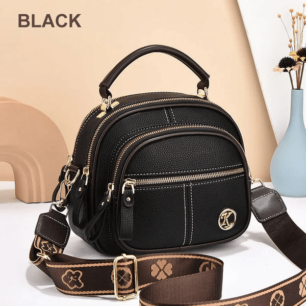 TimelessCharm - Elegant Leather Crossbody Bag for Everyday Use