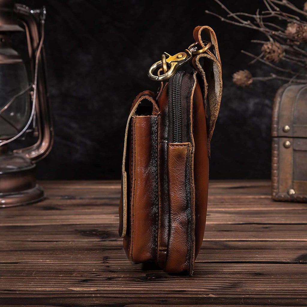 EliteGuard – Luxury Leather Belt Bag for Men