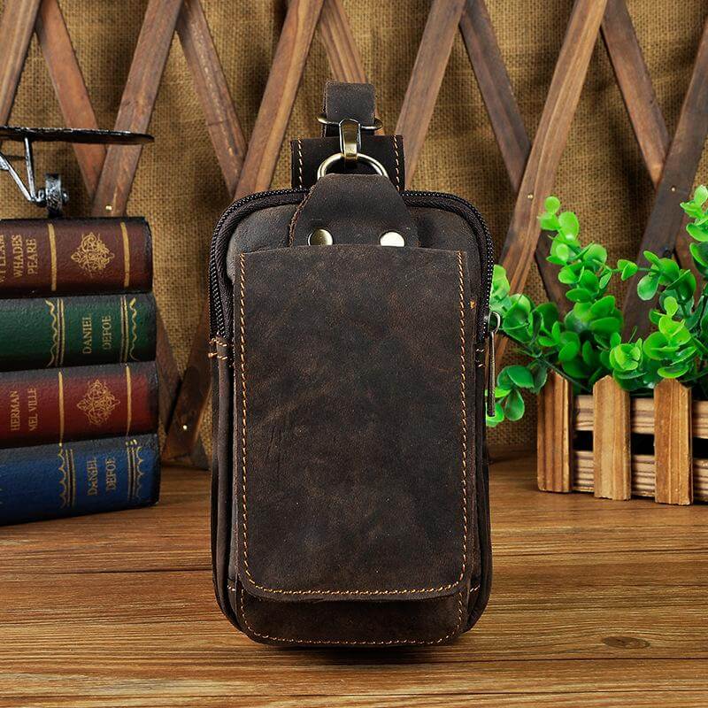 EliteGuard – Luxury Leather Belt Bag for Men