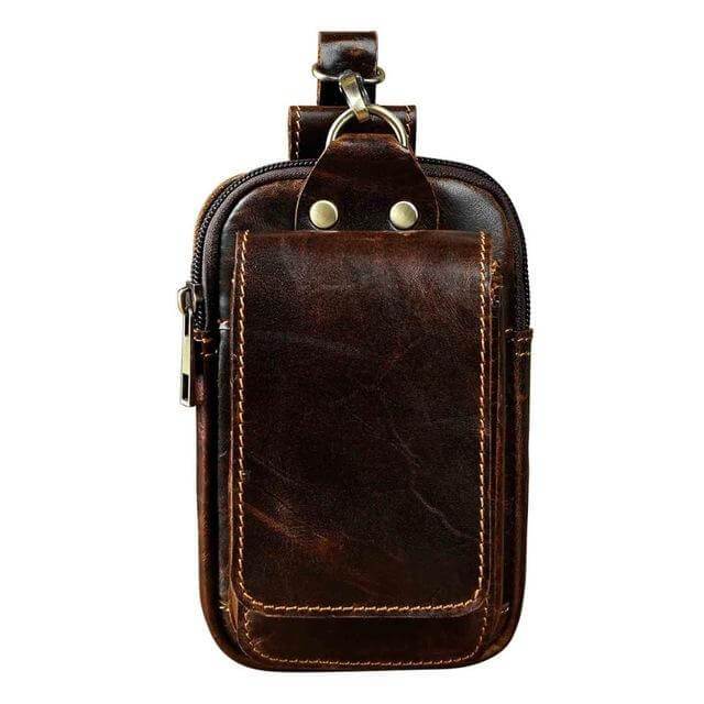 EliteGuard – Luxury Leather Belt Bag for Men