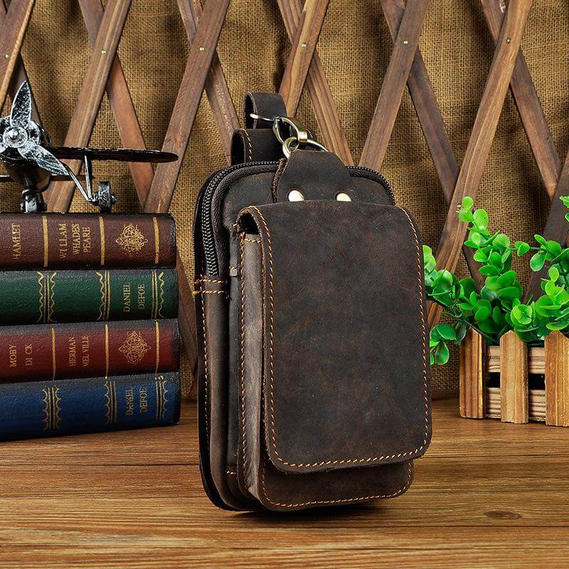EliteGuard – Luxury Leather Belt Bag for Men