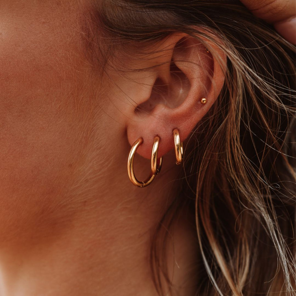 Celeste Hoop Earrings - Timelessly Elegant Earrings