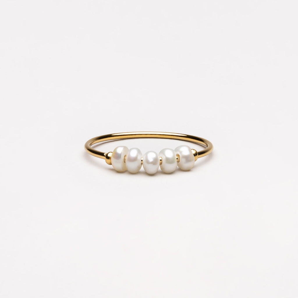 Chic Isolde Mini Pearl Ring - Elevate Your Style!