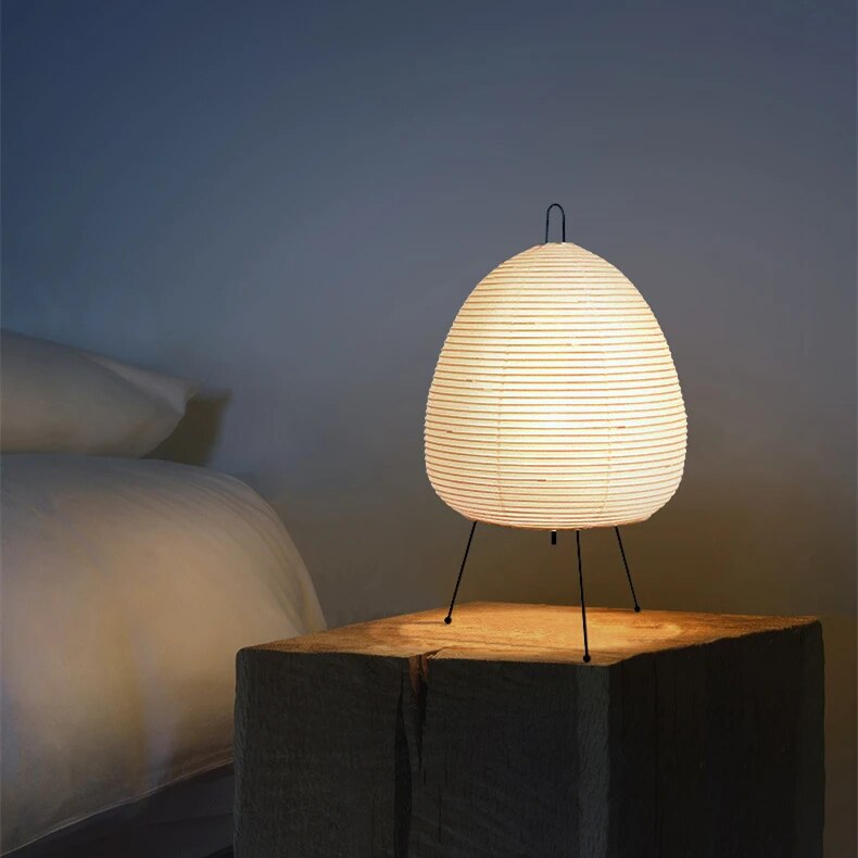 RadiantHue: Refined Rice Paper Lamp for Serene Lighting