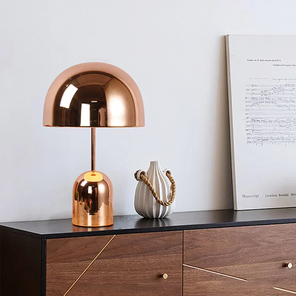 LuxeGlow Table Lamp - Elegant Copper Finish for Any Room