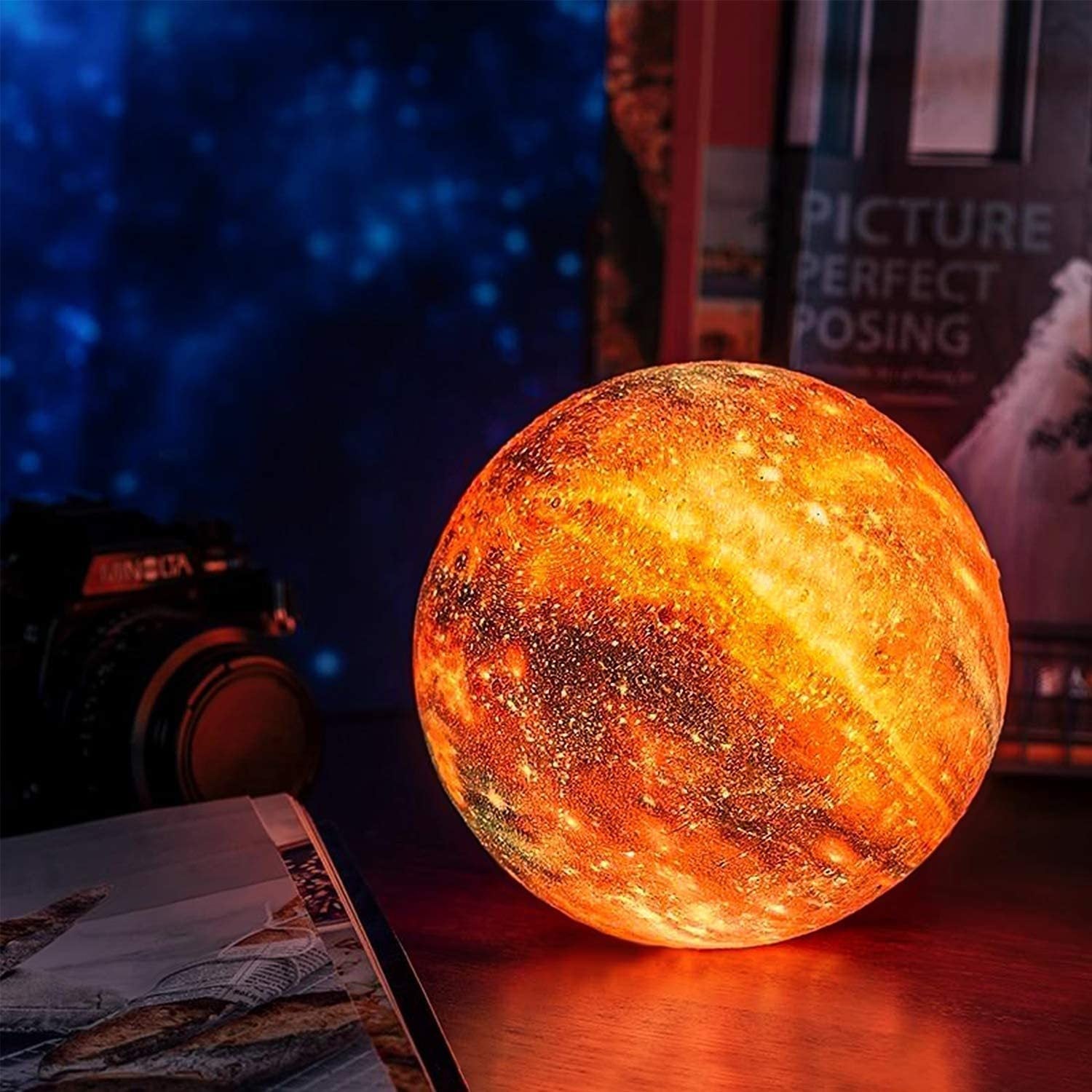 Moonbright Lamp - Dreamy Star Night Light with Rechargeable Touch Control