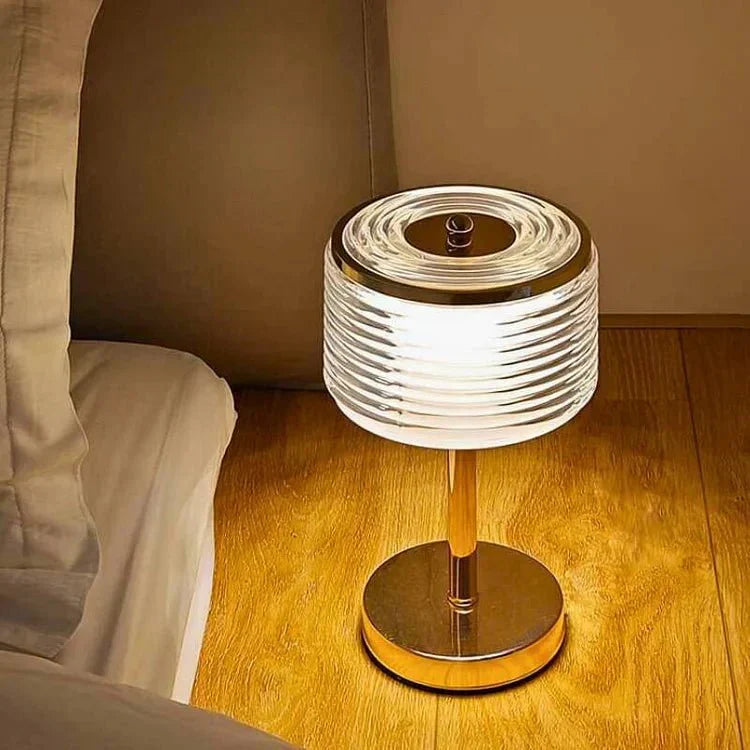 ElegantGlow - Innovative Multi-Layer Table Lamp in Gold