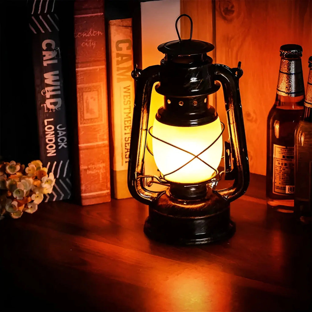 Industrial LED Hanging Lamp - for Atmospheric Evenings & Outdoor Use