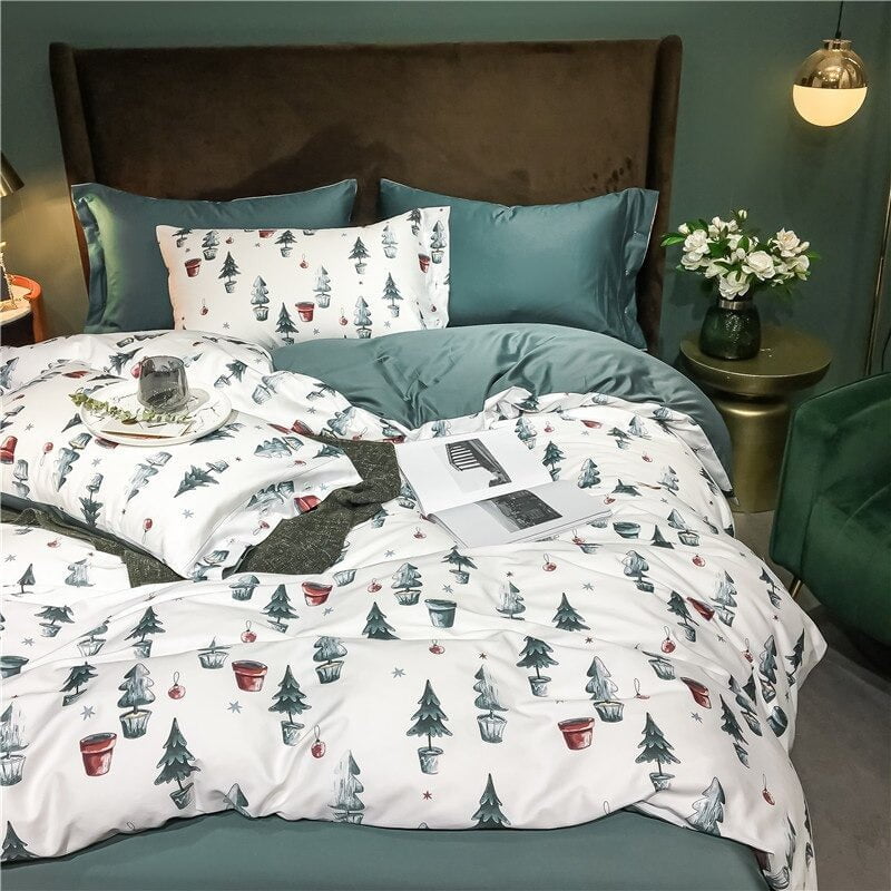 Christmas Milestone Bedding Set – Luxurious Festive Sleep Experience