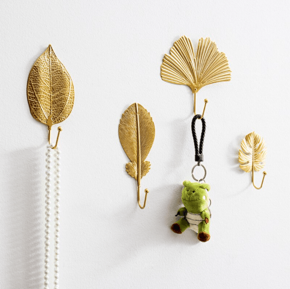 LeafLine - Luxury Golden Leaf Wall Hook for Every Interior