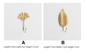 LeafLine - Luxury Golden Leaf Wall Hook for Every Interior