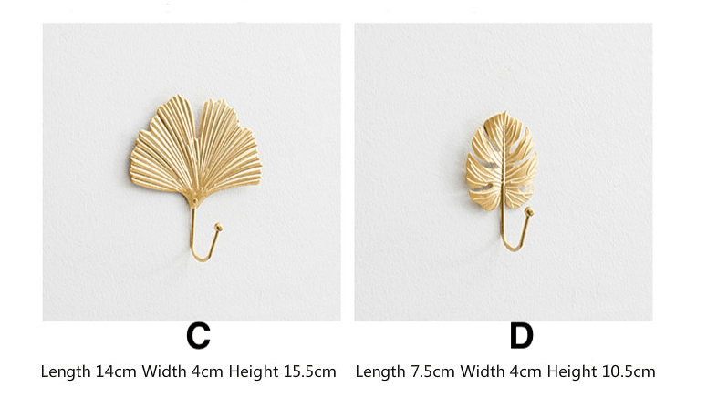 LeafLine - Luxury Golden Leaf Wall Hook for Every Interior