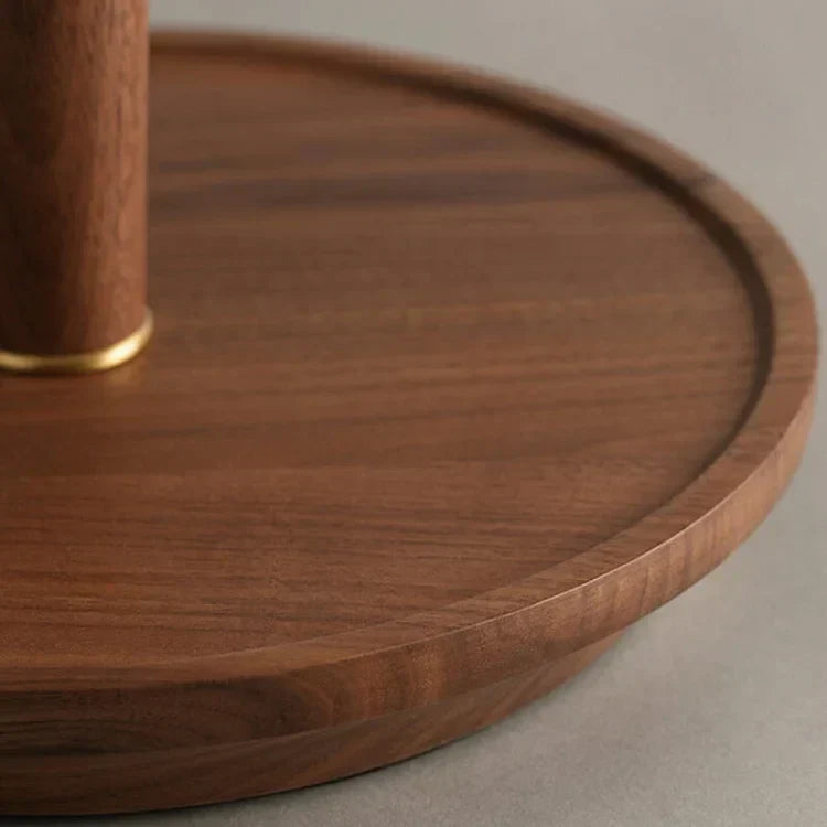Elegant Vintage Wooden Woodly Table Lamp - Table Lamp with Pleated Design