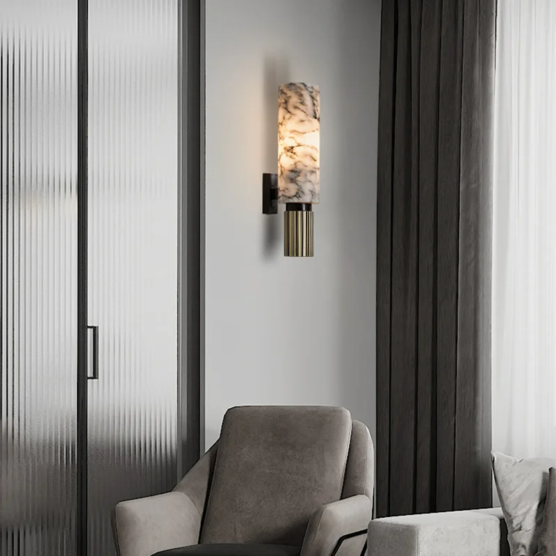 MarbleGlow - Luxe Wandlamp voor Moderne Interieurs